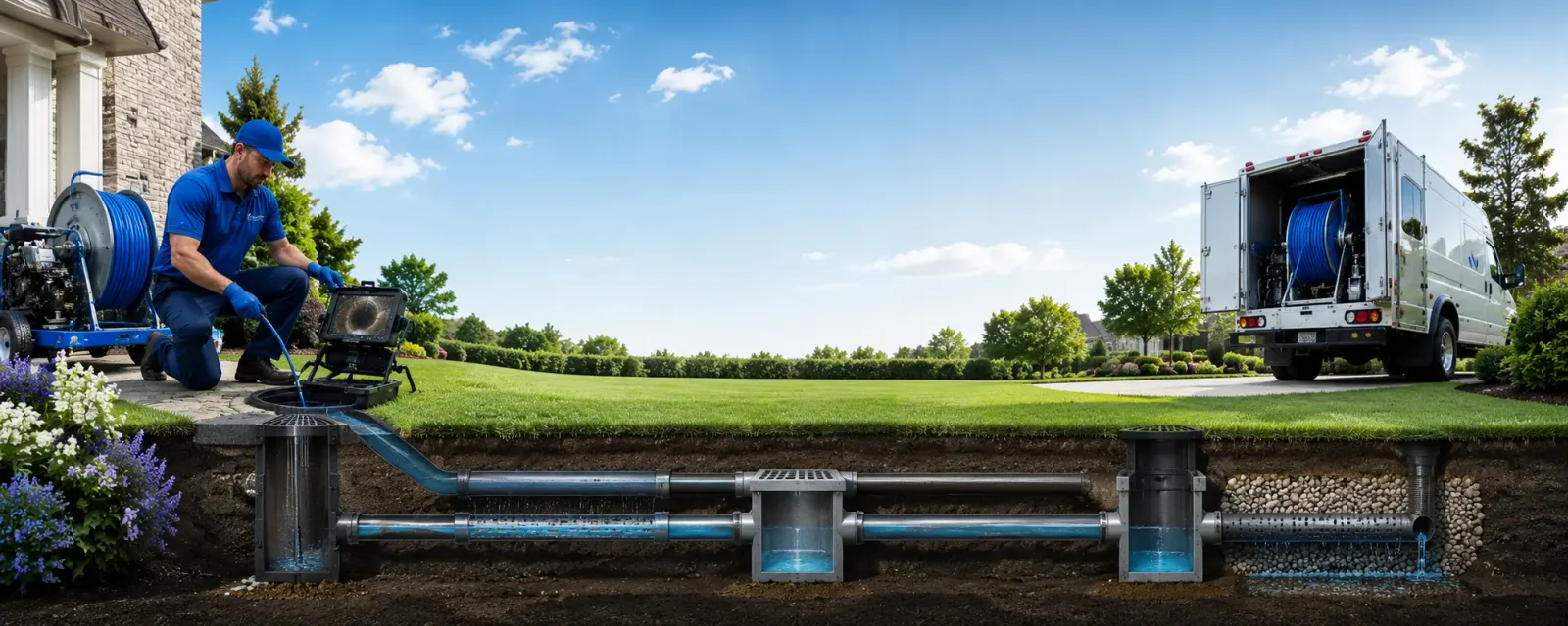 Outdoor drain cleaning information for Nelson, MO